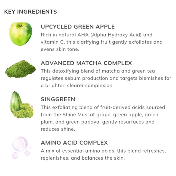 BYROE Teatime Apple Matcha Tea Cleansing Toner, 115ml/3.88fl oz - Picture 10 of 11